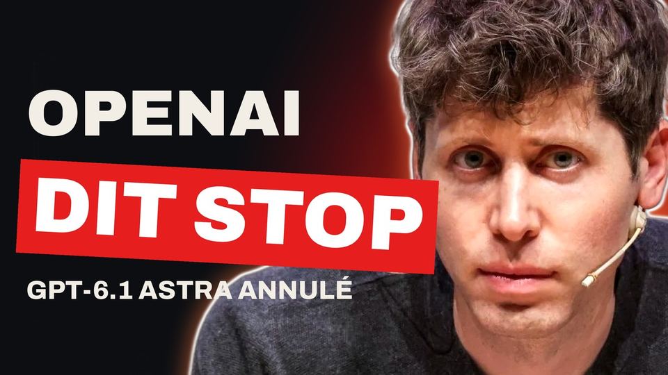 Miniature : OpenAI dit stop, GPT-6.1 Astra annulé
